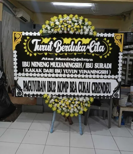 Papan Bunga Duka Balai Kartini