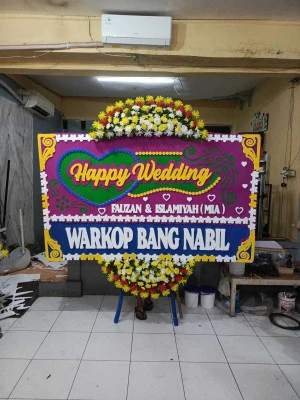 Papan Bunga di Balai Kartini