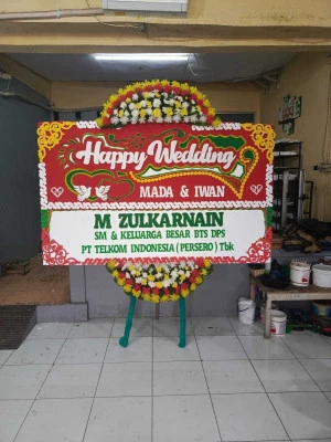 Papan Bunga di Balai Kartini
