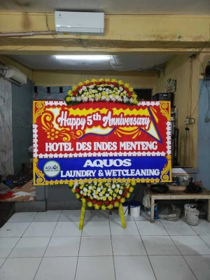 Papan Bunga di Balai Kartini