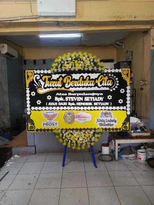 Papan Bunga di Balai Kartini