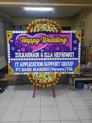 Papan Bunga di Balai Kartini