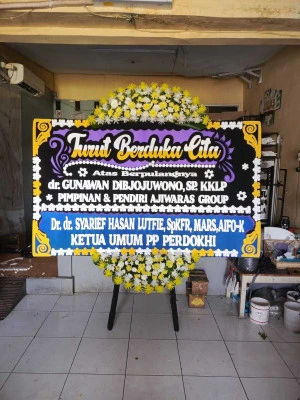 Papan Bunga di Balai Kartini